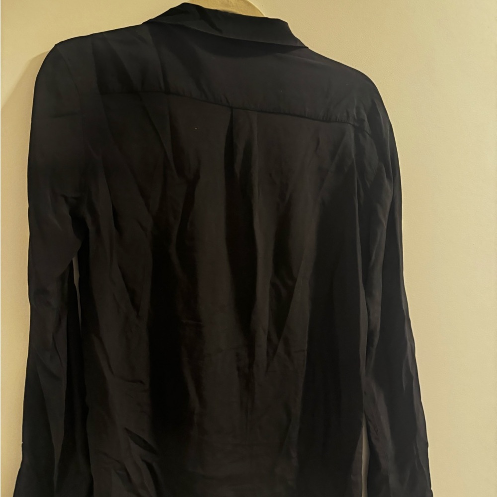 Black Button-Up Shirt - Picture 3 of 3